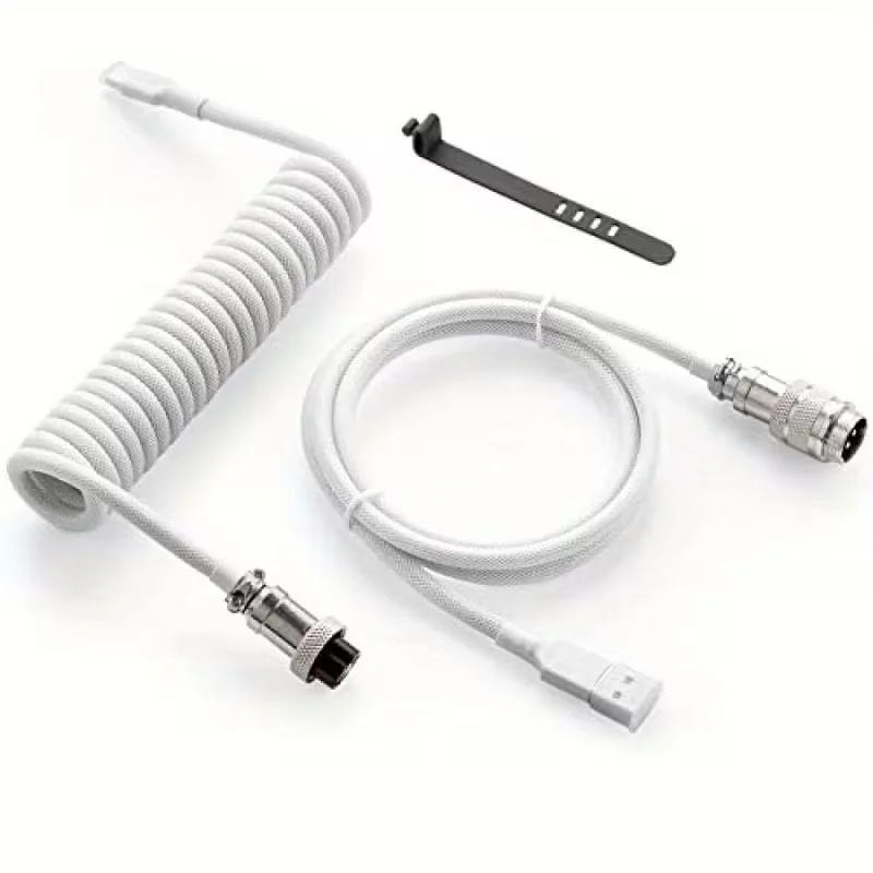Coiled USB-C Cable with Magnet - Gaming Keyboard Type C recensie en prijs