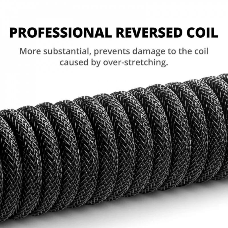 Coiled USB-C Cable with Magnet - Gaming Keyboard Type C recensie en prijs