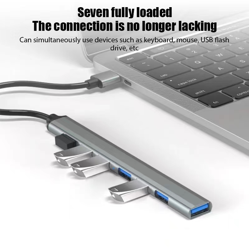 7 Ports USB 3.0 Type C HUB Exp - Gaming Keyboard Type C recensie en prijs
