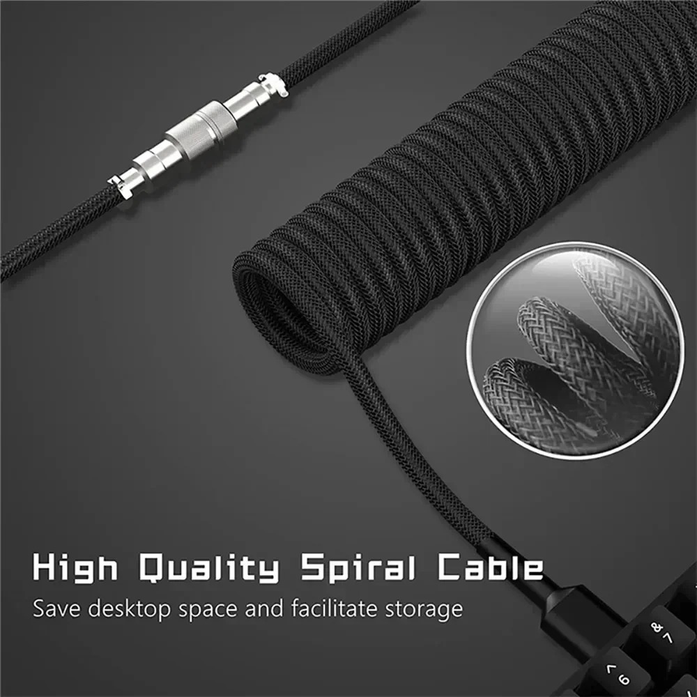 Aviator Coiled Keyboard Cable, - Gaming Keyboard Type C recensie en prijs