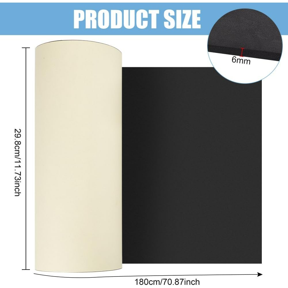 70x11.8 inch Black Self Adhesi - Pe Foam Sheet recensie en prijs