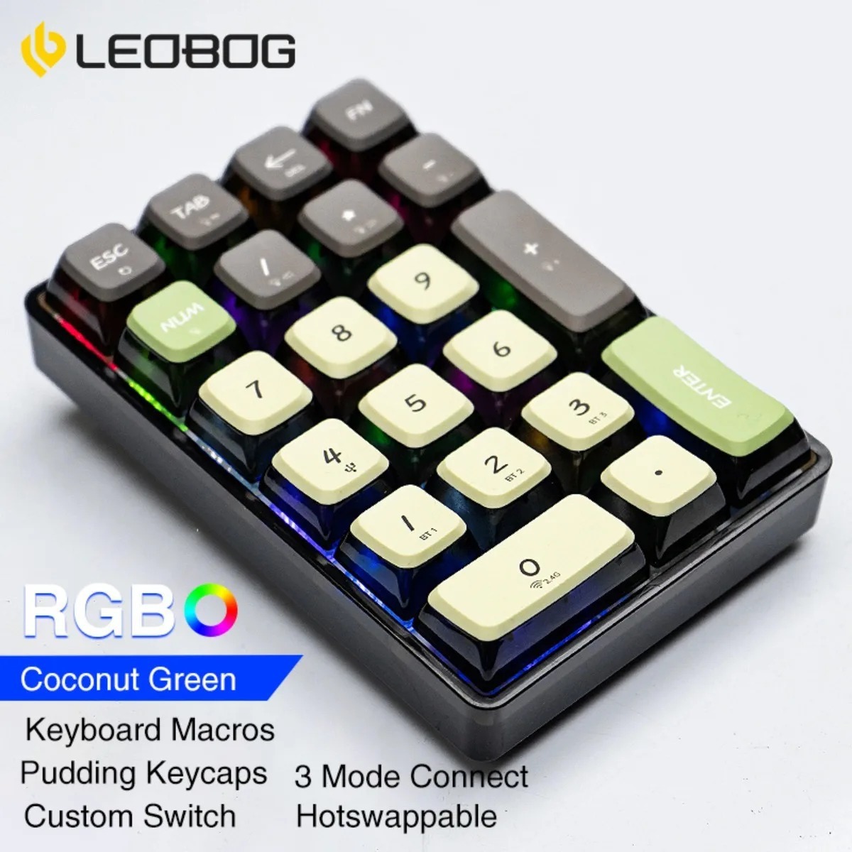 LEOBOG K21 Numpad Keyboard Wir - Gaming Keyboard Mechanical recensie en prijs
