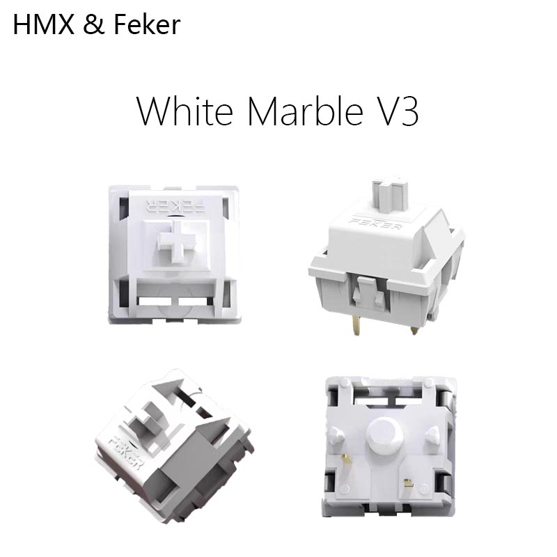 HMX Feker White Marble V3 Hot  - Gaming Keyboard Mini Mechanical recensie en prijs