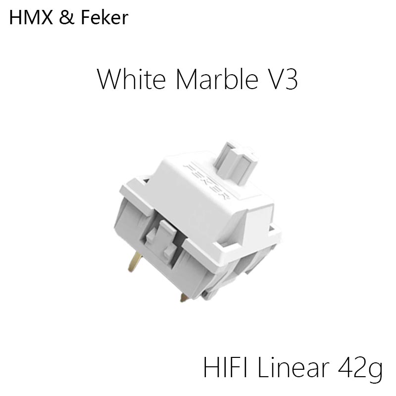 HMX Feker White Marble V3 Hot  - Gaming Keyboard Mini Mechanical recensie en prijs