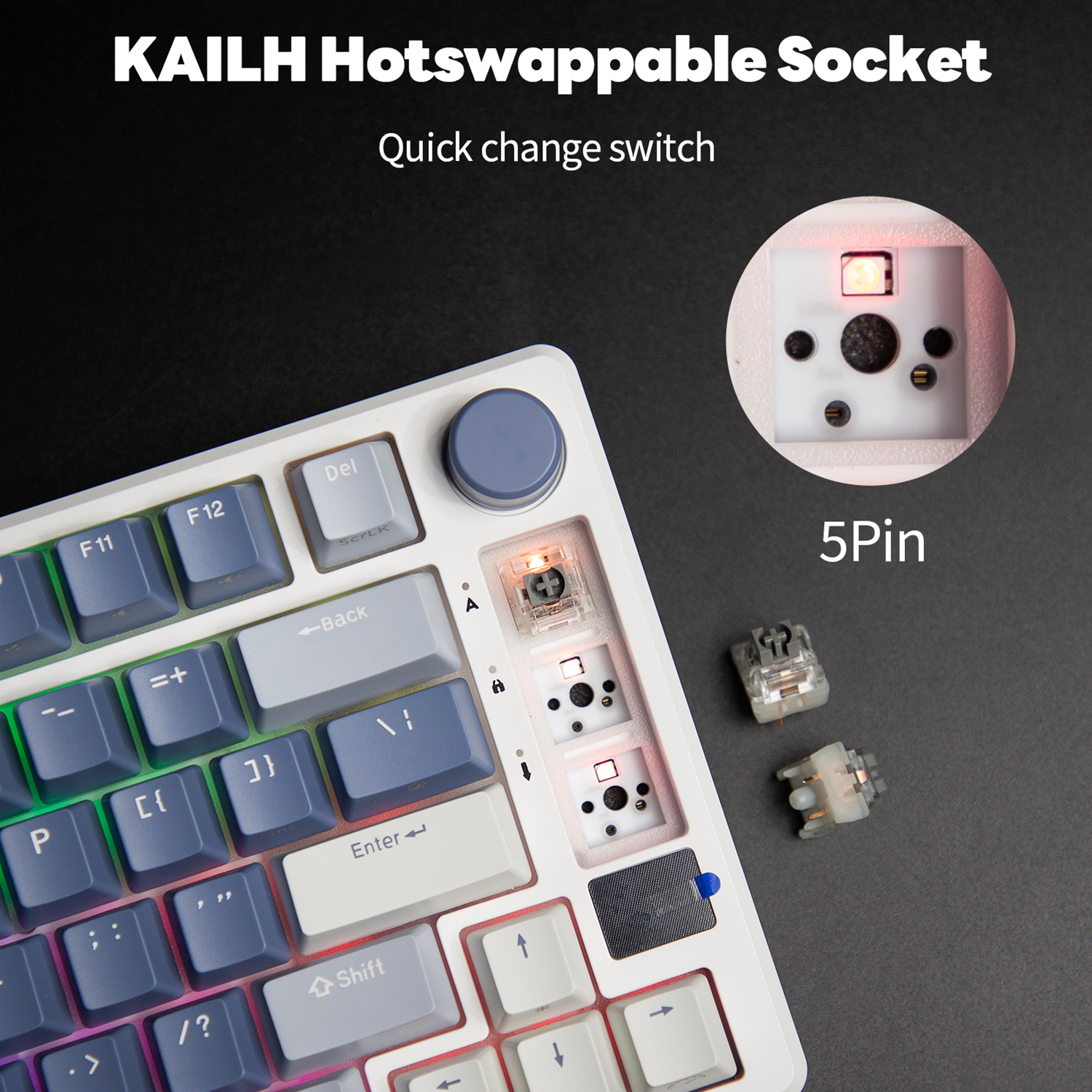 RK ROYAL KLUDGE M75 2.4G Wirel - Gaming Keyboard Brand recensie en prijs