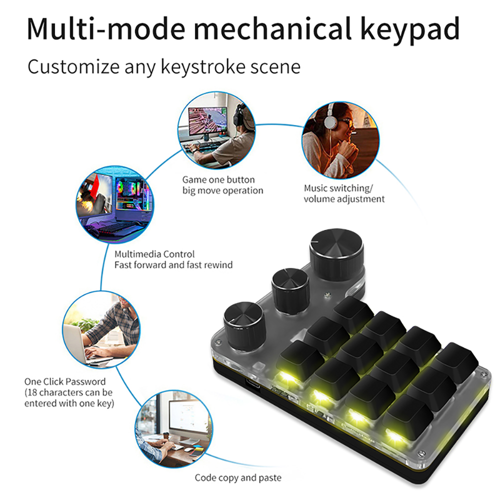 Bluetooth Programming Macro Cu - Gaming Keyboard Mini Mechanical recensie en prijs
