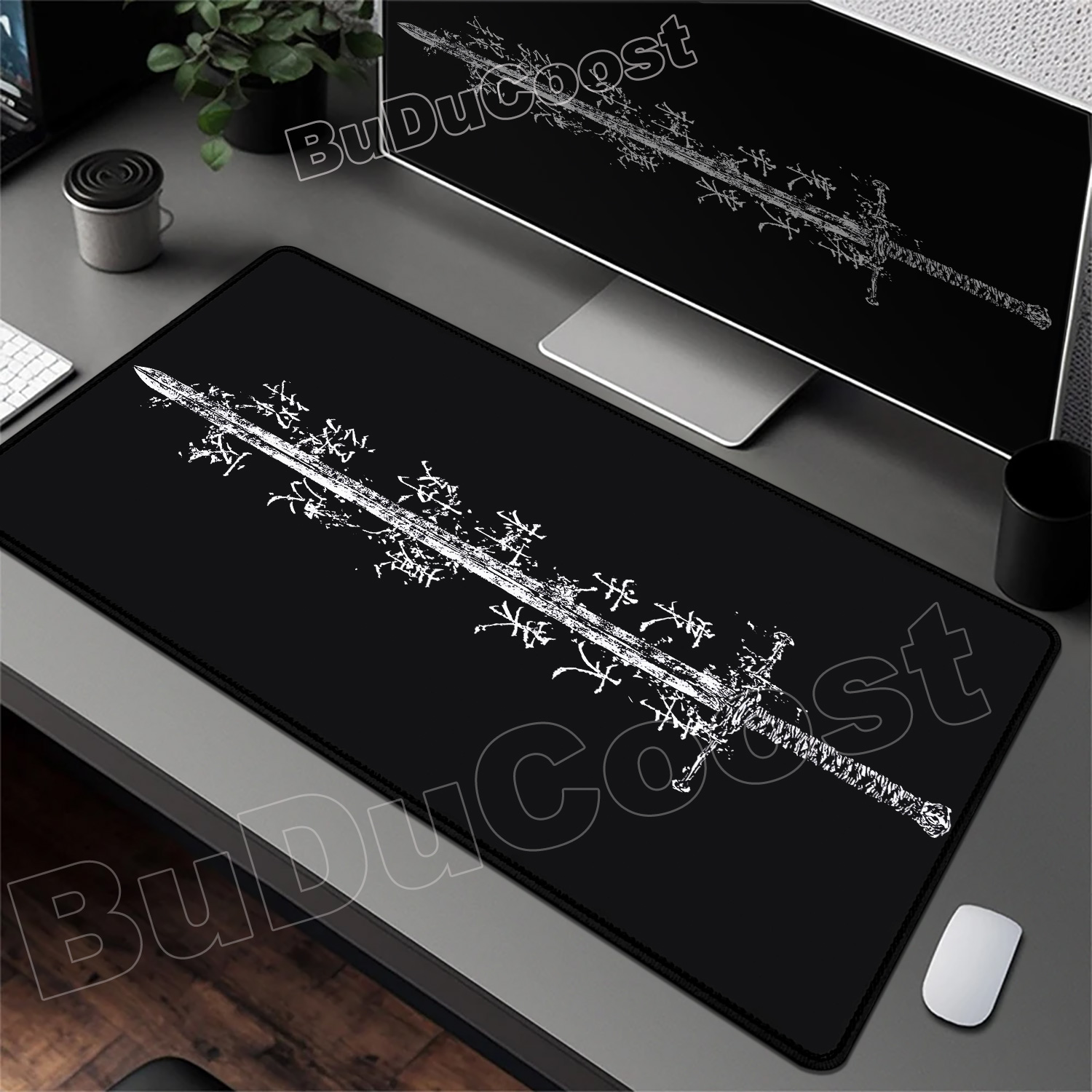 Cool Sword-wielding Girl Desig - Gaming Keyboard Brand recensie en prijs