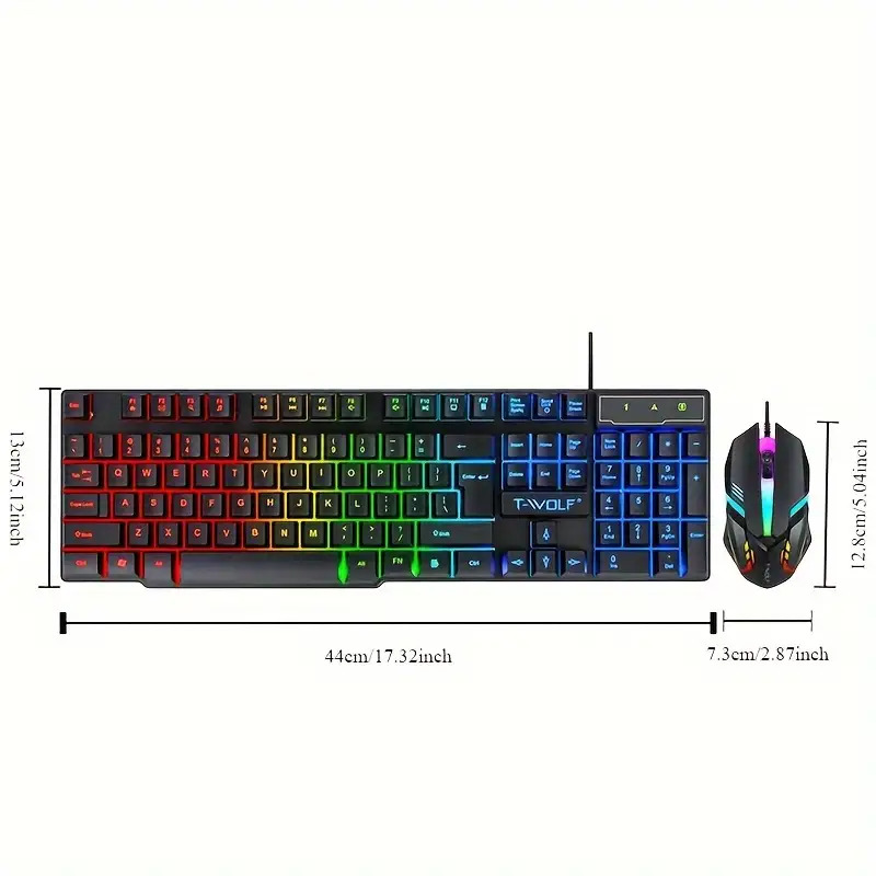 2pcs Black Wired Gaming Keyboa - Gaming Keyboard And Mouse For Xbox recensie en prijs