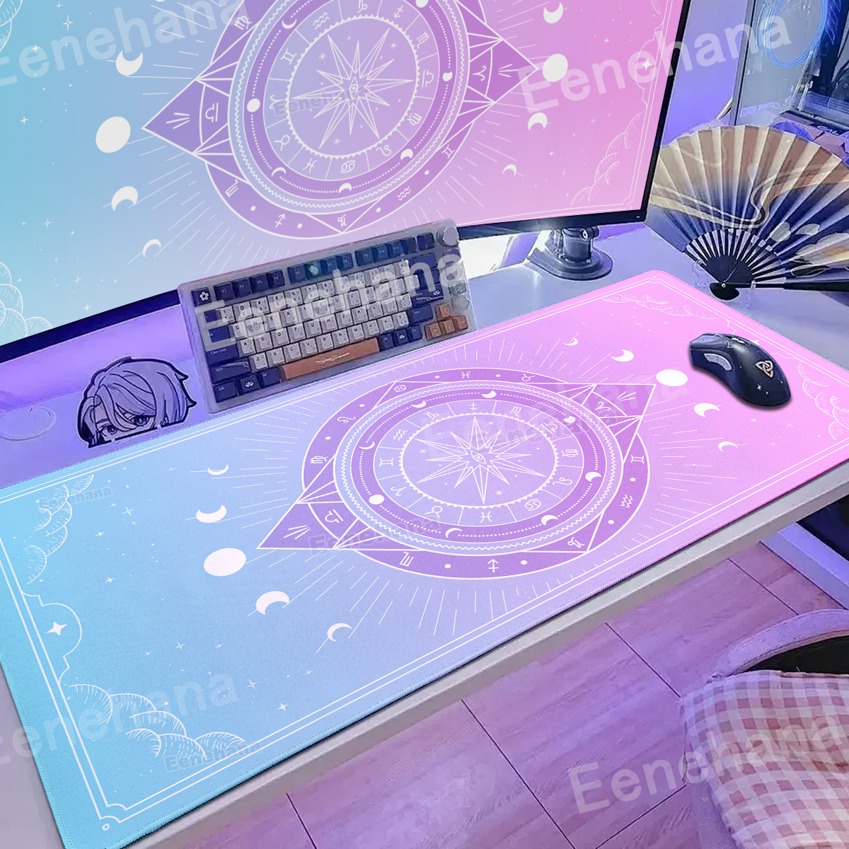 XXL Moon Card Mouse Pad Keyboa - Gaming Keyboard Brand recensie en prijs