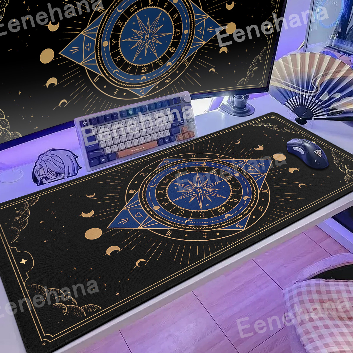 XXL Moon Card Mouse Pad Keyboa - Gaming Keyboard Brand recensie en prijs