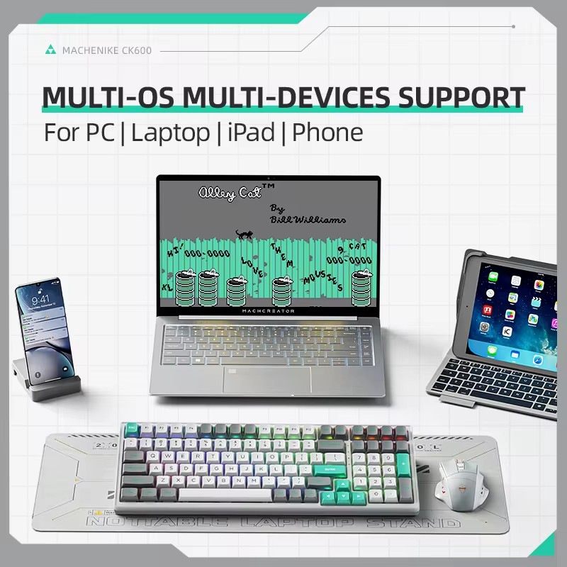 CK600 Tri-Mode Mechanical Keyb - Gaming Keyboard Mechanical Wireless recensie en prijs
