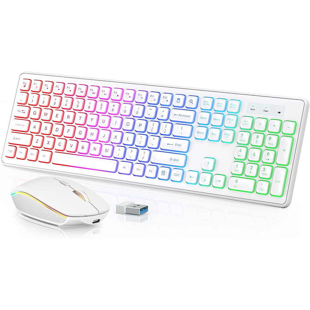 Backlit Wireless Keyboard and  - Gaming Keyboard That Is Quiet recensie en prijs