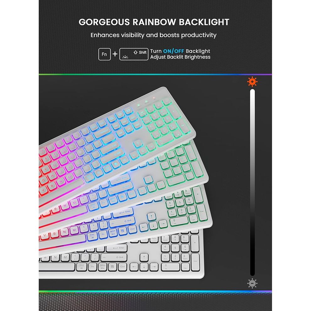 Backlit Wireless Keyboard and  - Gaming Keyboard That Is Quiet recensie en prijs